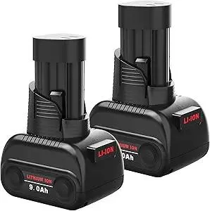Mrupoo 2 Packs 9.0Ah Replacement for Milwaukee M12 Battery, Compatible with Milwaukee 12V Battery 48-11-2411 48-11-2402 48-11-2440 Cordless Tools