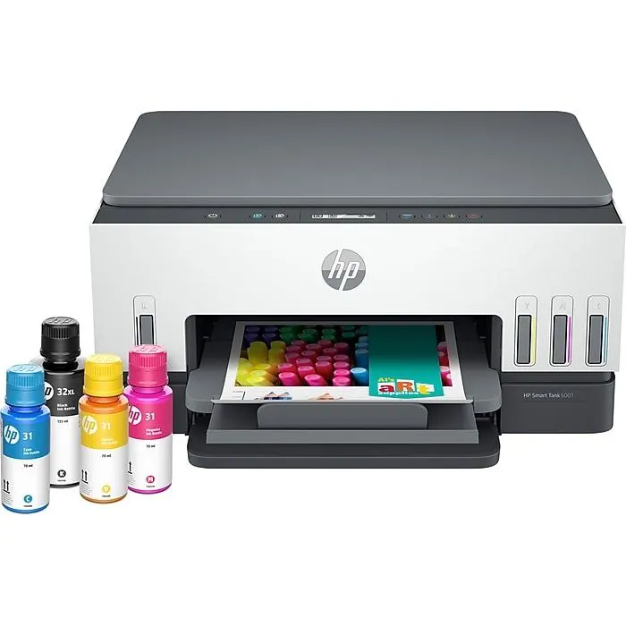 HP Smart Tank 6001 Wireless Color All-in-One Ink Tank Printer Scan,