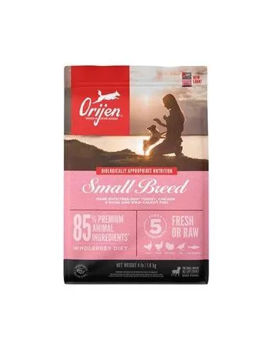 ORIJEN® Small Breed Dry Dog Food, Grain Free, High Protein, Fresh & Raw Animal Ingredients, 4 Pounds