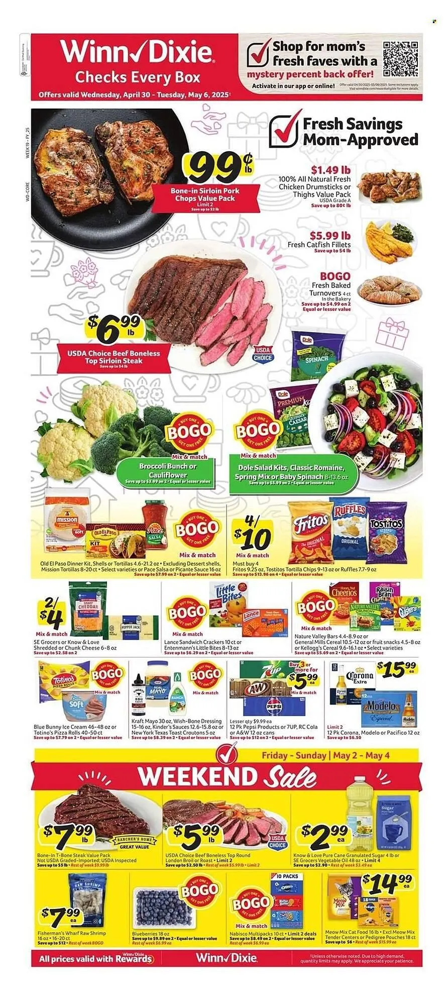 Weekly ad Winn Dixie Weekly Ad from April 30 to May 6 2025 - Page 1