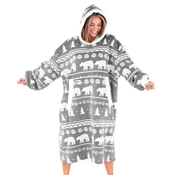 Nordic Bear Blanket Hoodie