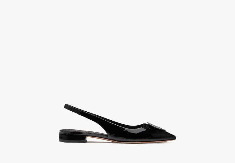 Lover Patent Slingback Flats