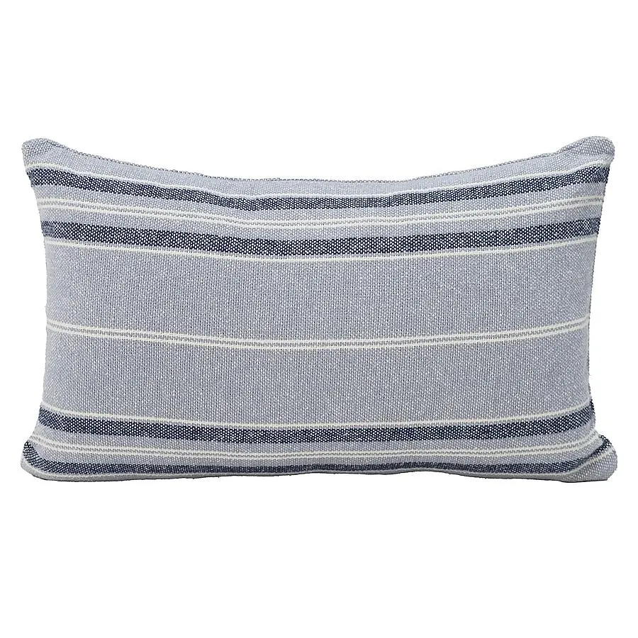 allen + roth 12-in x 20-in navy Oblong Indoor Decorative Pillow