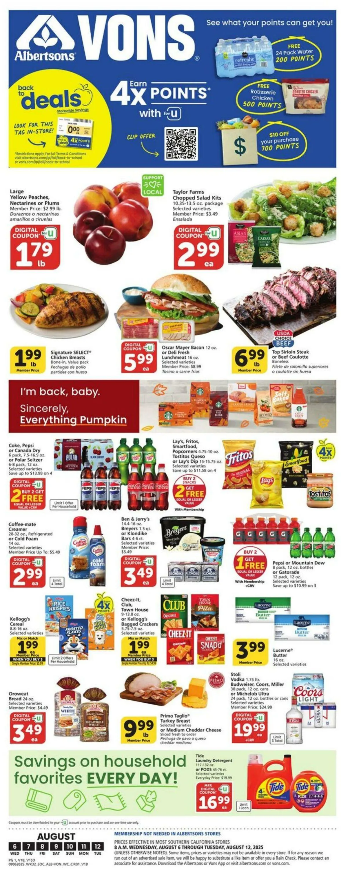Vons Current weekly ad - 1