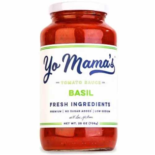 Yo Mama’s® Basil Tomato Pasta Sauce