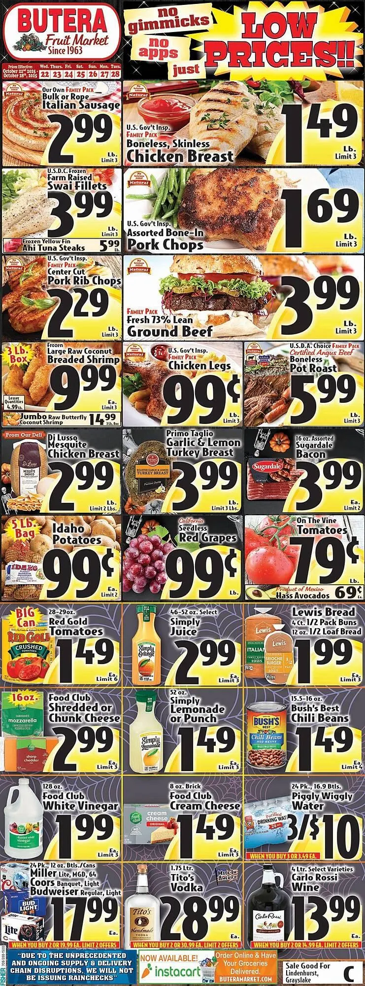 Weekly ad Butera weekly ad from October 22 to November 5 2025 - Page 1