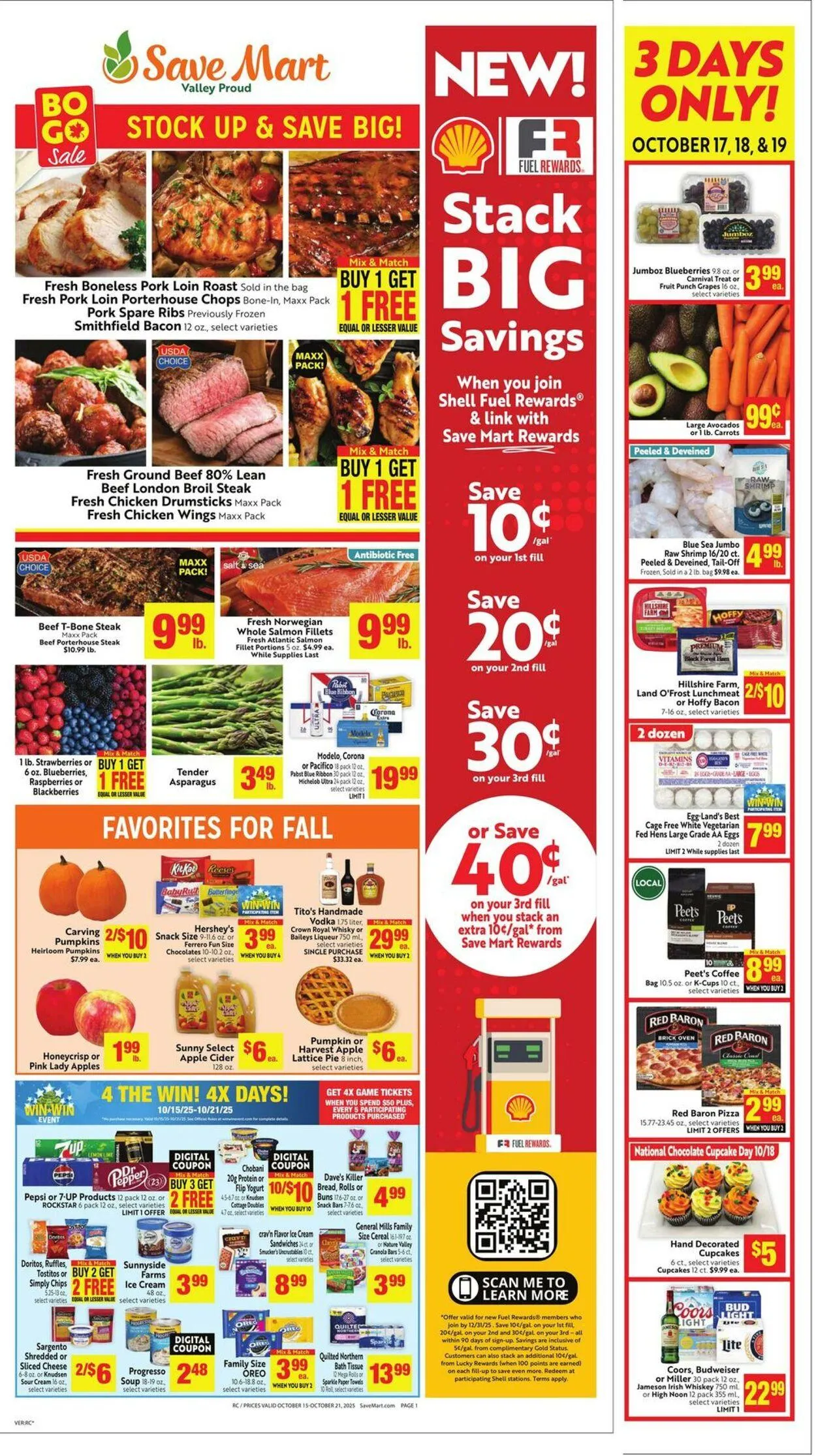 Weekly ad Save Mart Current weekly ad from October 15 to October 21 2025 - Page 1