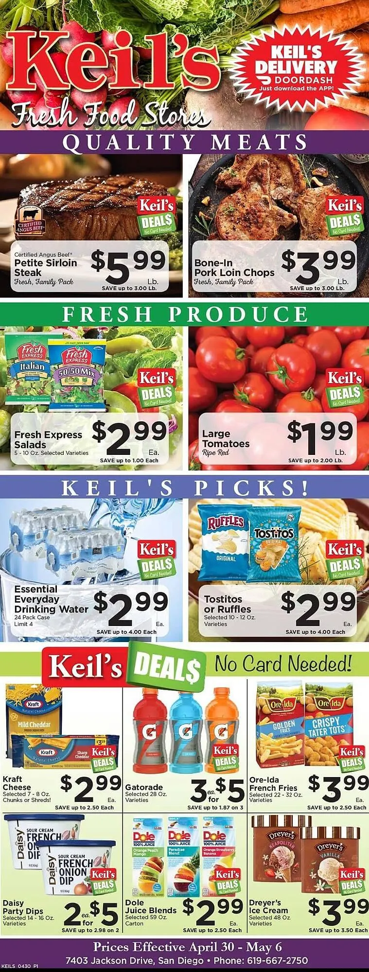 Keils Fresh Food Stores Weekly Ad - 1