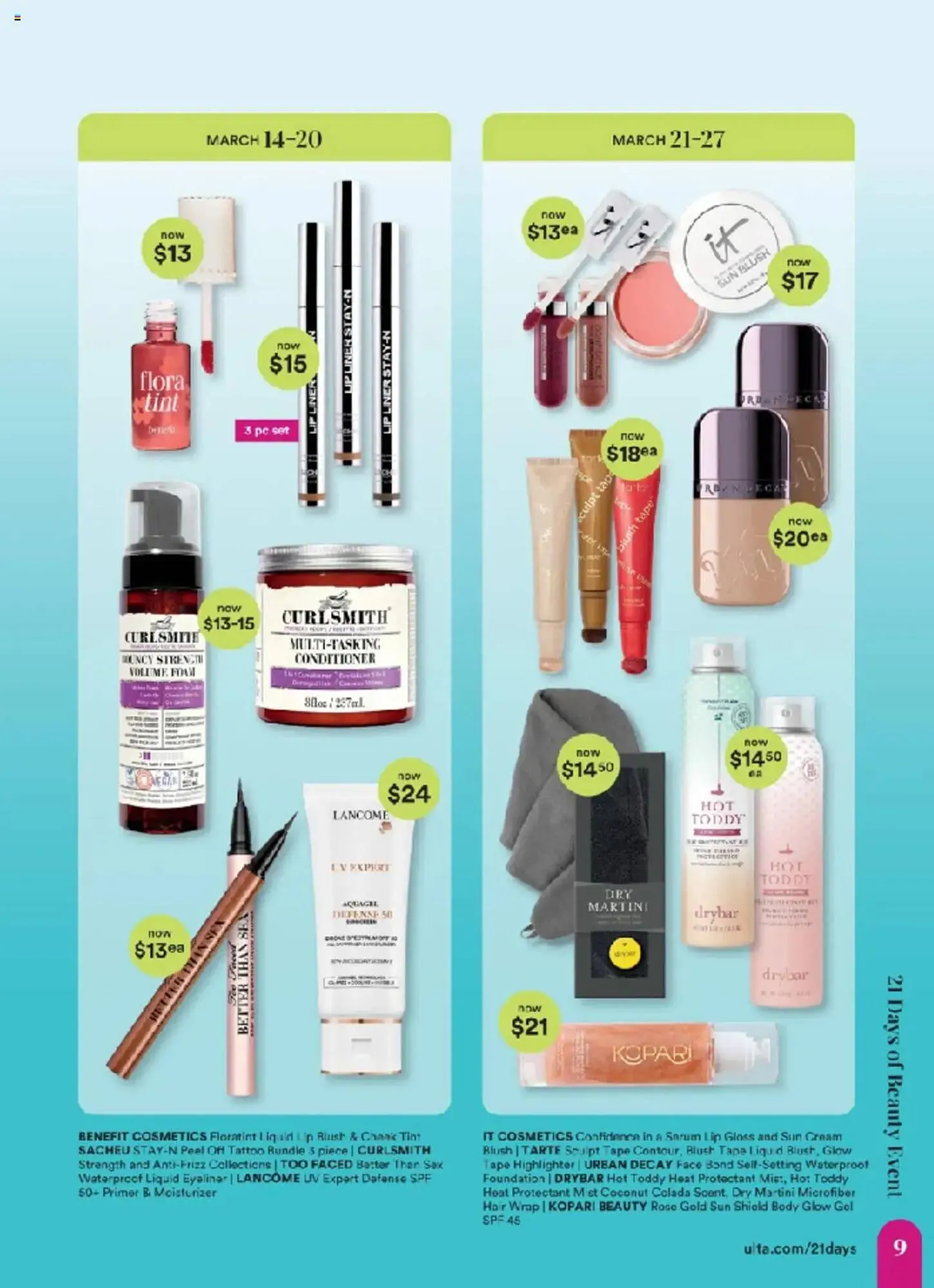 Weekly ad Ulta Beauty Weekly Ad from March 7 to March 27 2025 - Page 9