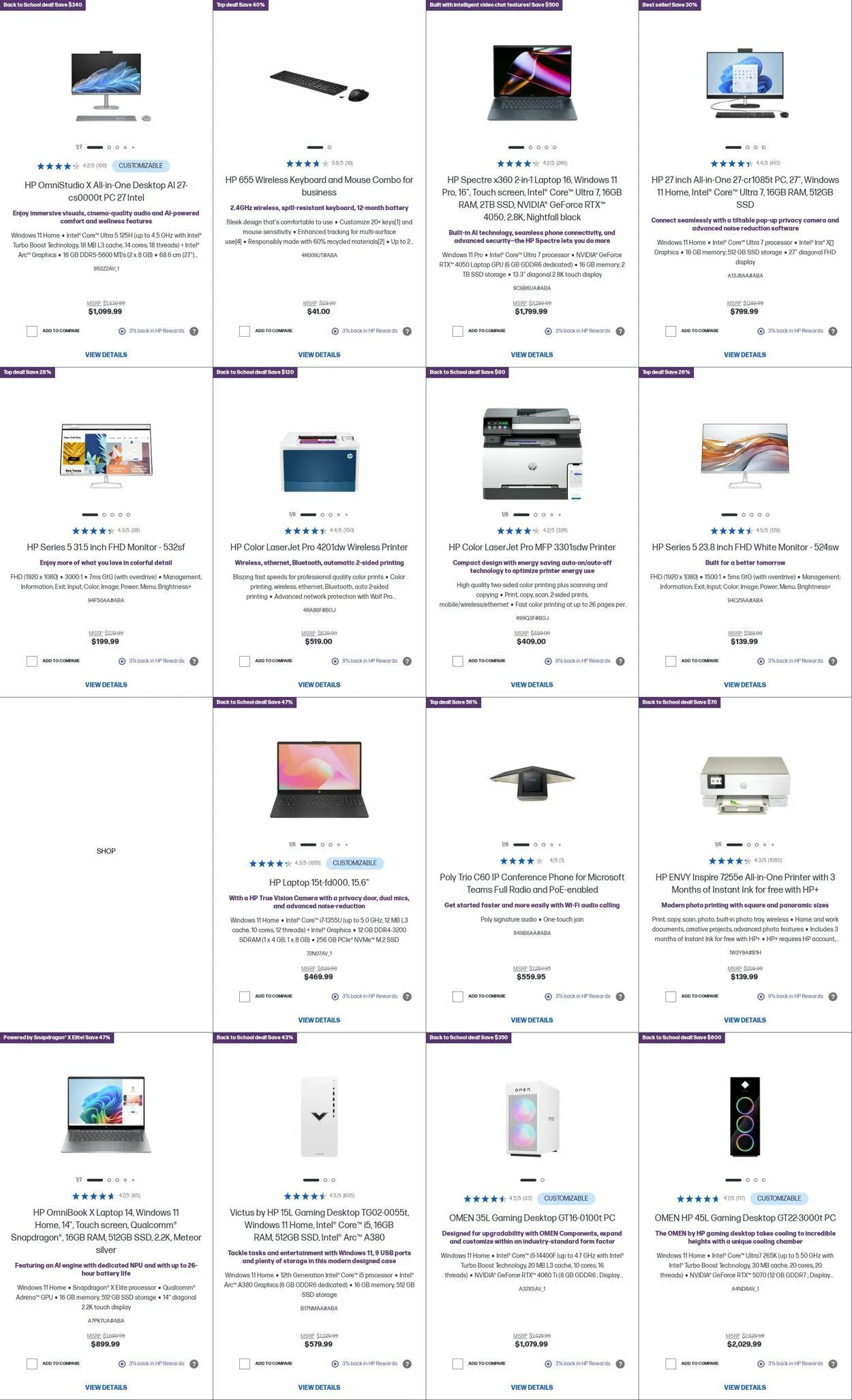 Weekly ad HP from August 1 to August 31 2025 - Page 2