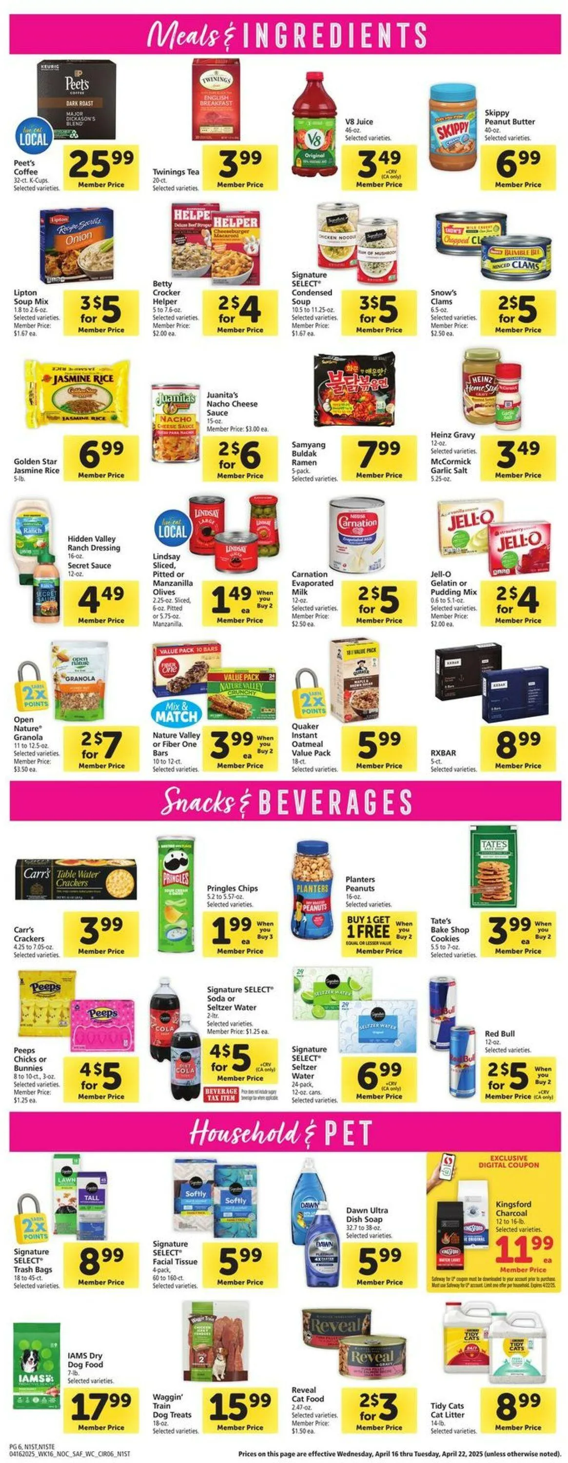Weekly ad Safeway Current weekly ad from April 16 to April 22 2025 - Page 8