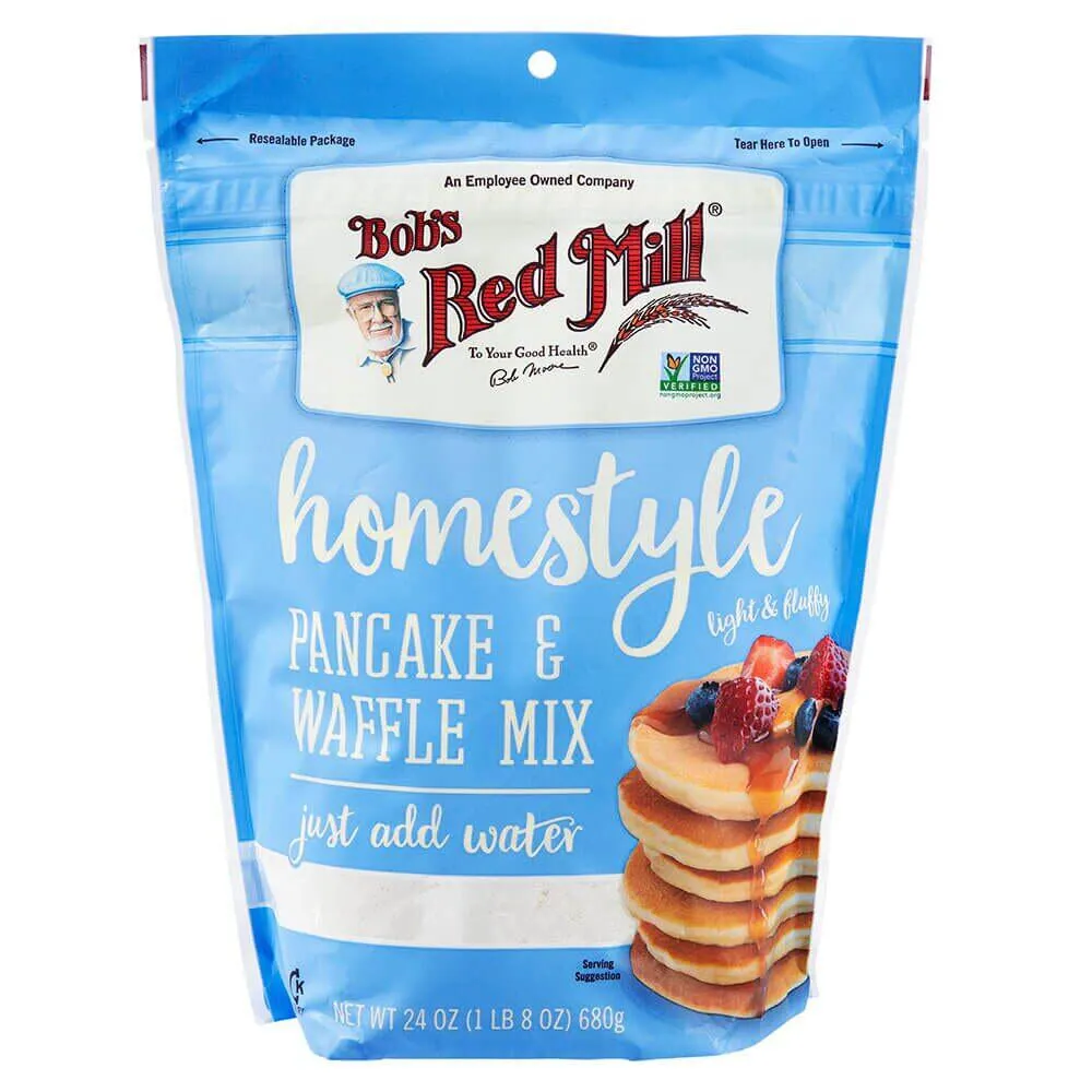 Bob’s Red Mill Homestyle Pancake and Waffle Mix, 24 oz