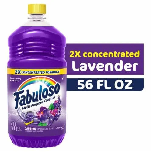 Fabuloso Multi Purpose Cleaner 2X Concentrated Formula Lavender Scent