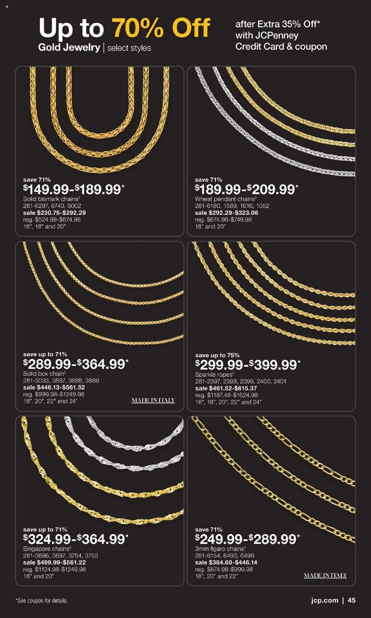 Weekly ad JCPenney Mother’s Day Jewelry Sale from April 10 to May 14 2025 - Page 43