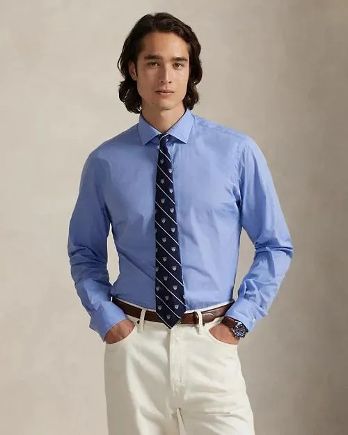 Custom Fit Poplin Shirt