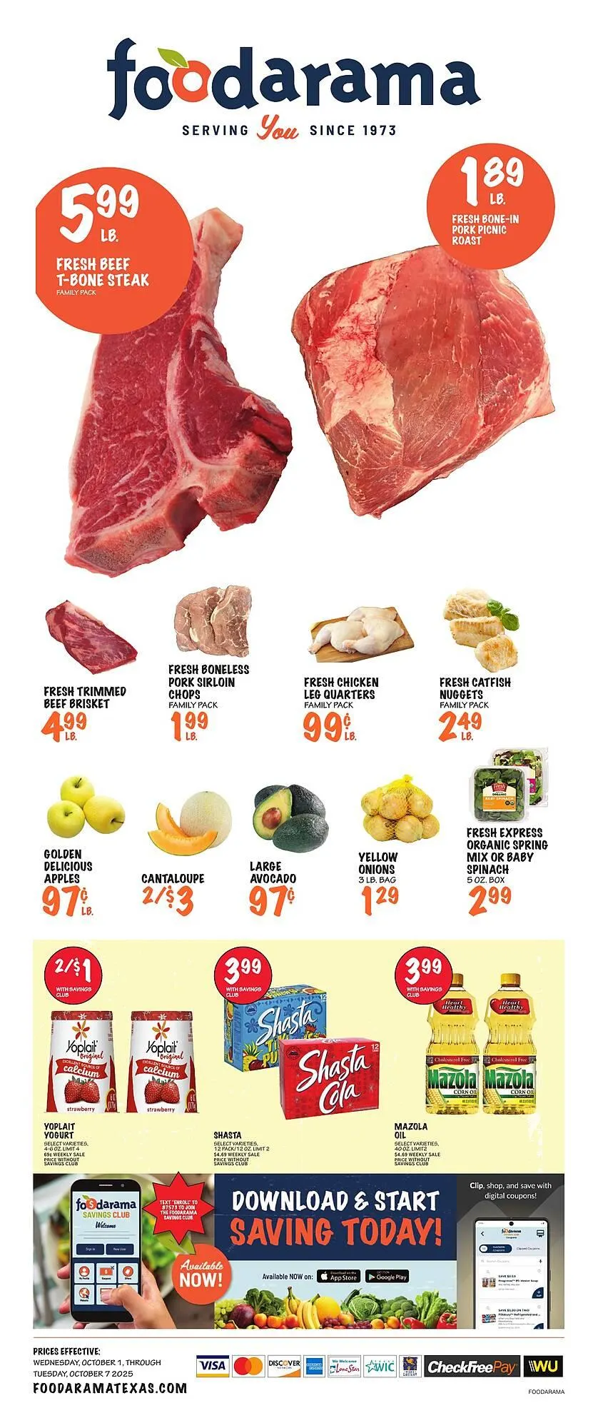 Weekly ad Foodarama weekly ad from October 1 to October 7 2025 - Page 1