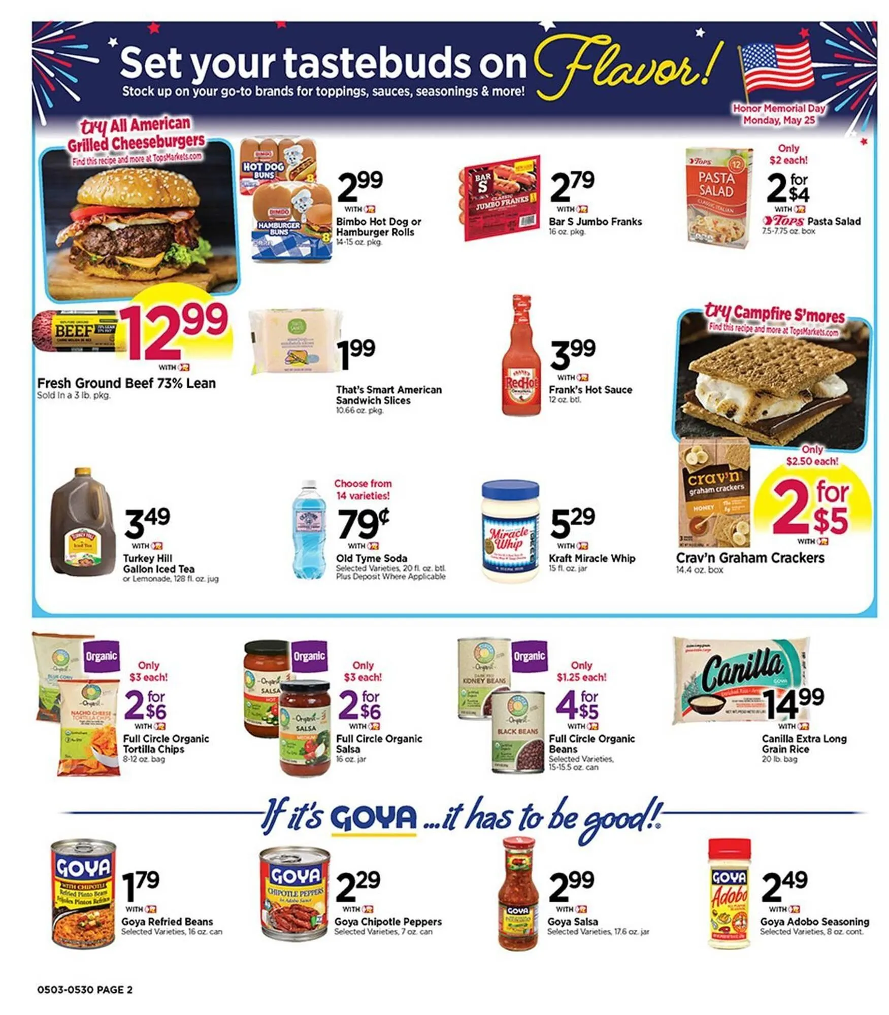 Weekly promotion Tops weekly ad spanning from May 3 to May 30 2026 - Page 2 for Catalogue 365
