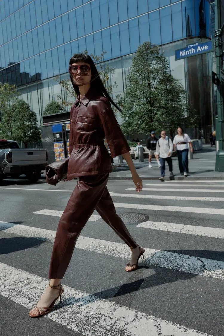 FAUX LEATHER PANTS