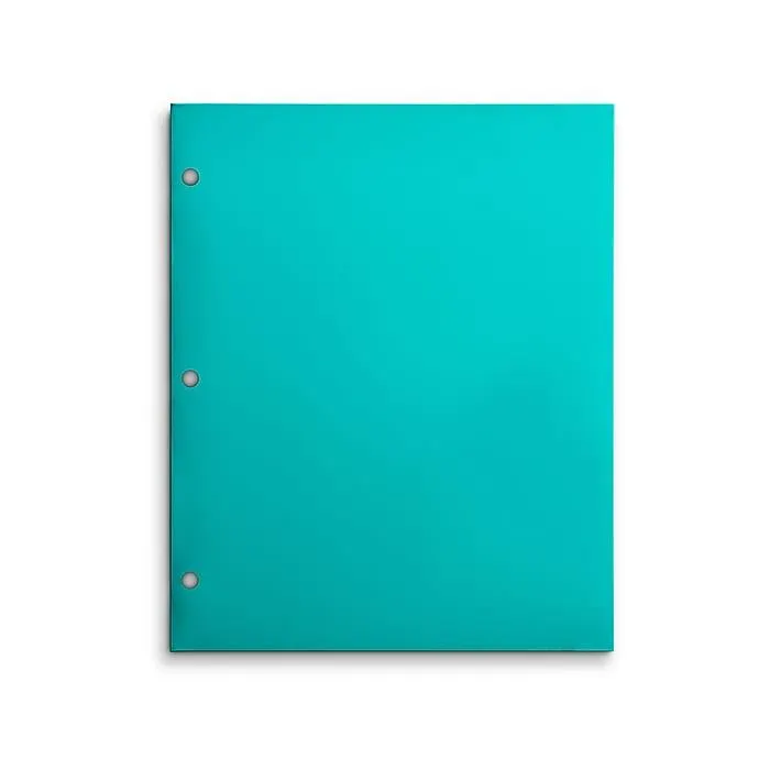 Staples 3-Hole Punched 4-Pocket Paper Presentation Folder,