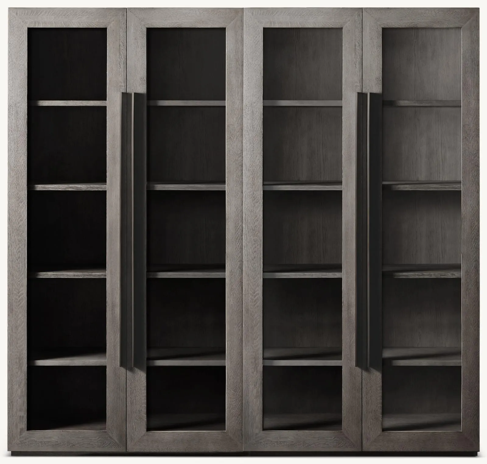 Machinto Glass 4-Door Cabinet