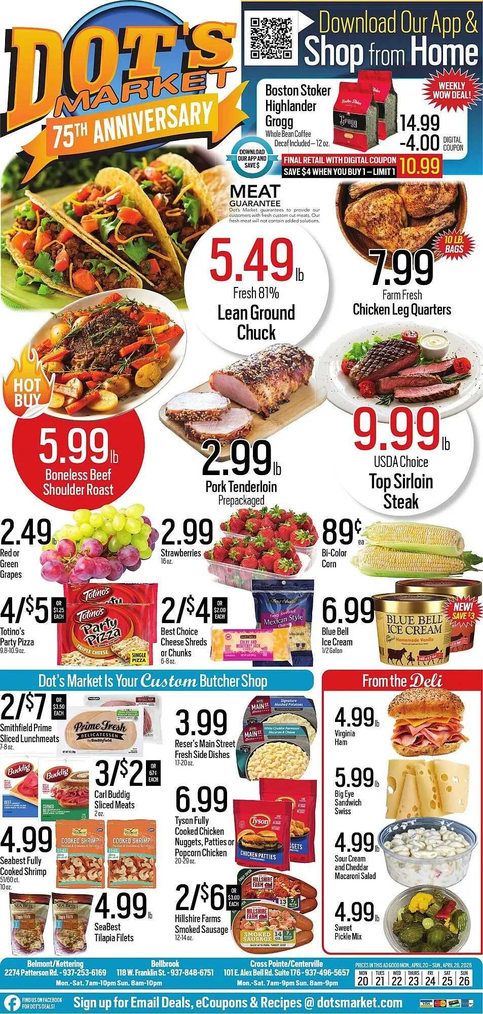 Weekly ad Dot's Market weekly ad from April 20 to April 26 2026 - Page 1