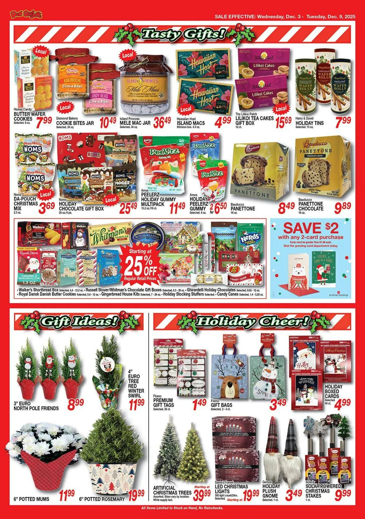 Weekly promotion Don Quijote Hawaii spanning from December 3 to December 9 2025 - Page 3 for Catalogue 365
