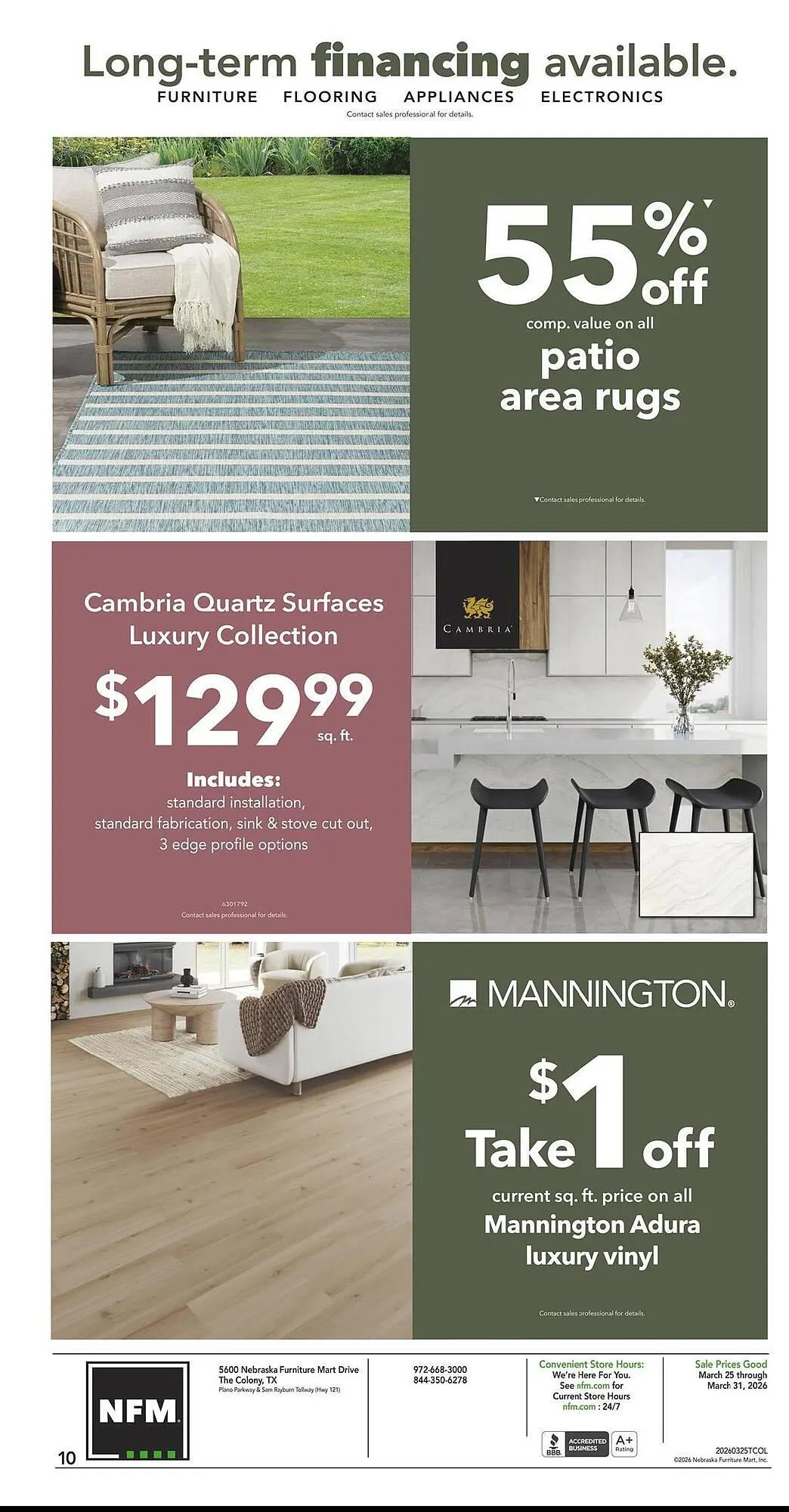 Weekly ad Nebraska Furniture Mart weekly ad from March 25 to March 31 2026 - Page 10