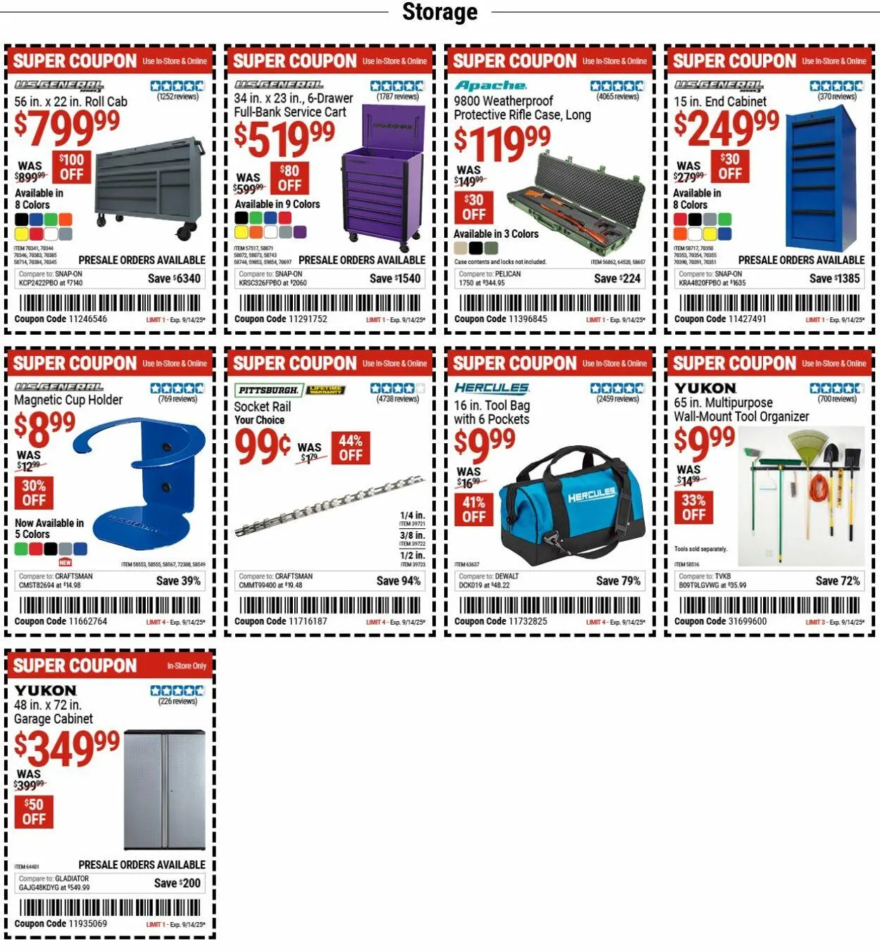 Weekly ad Harbor Freight from September 8 to September 17 2025 - Page 9