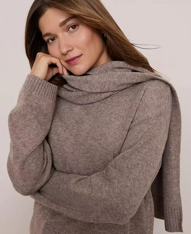 Weekend Collection Scarf Sweater