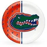 Florida Gators NCAA Round Paper Plates, 10", 85 ct.