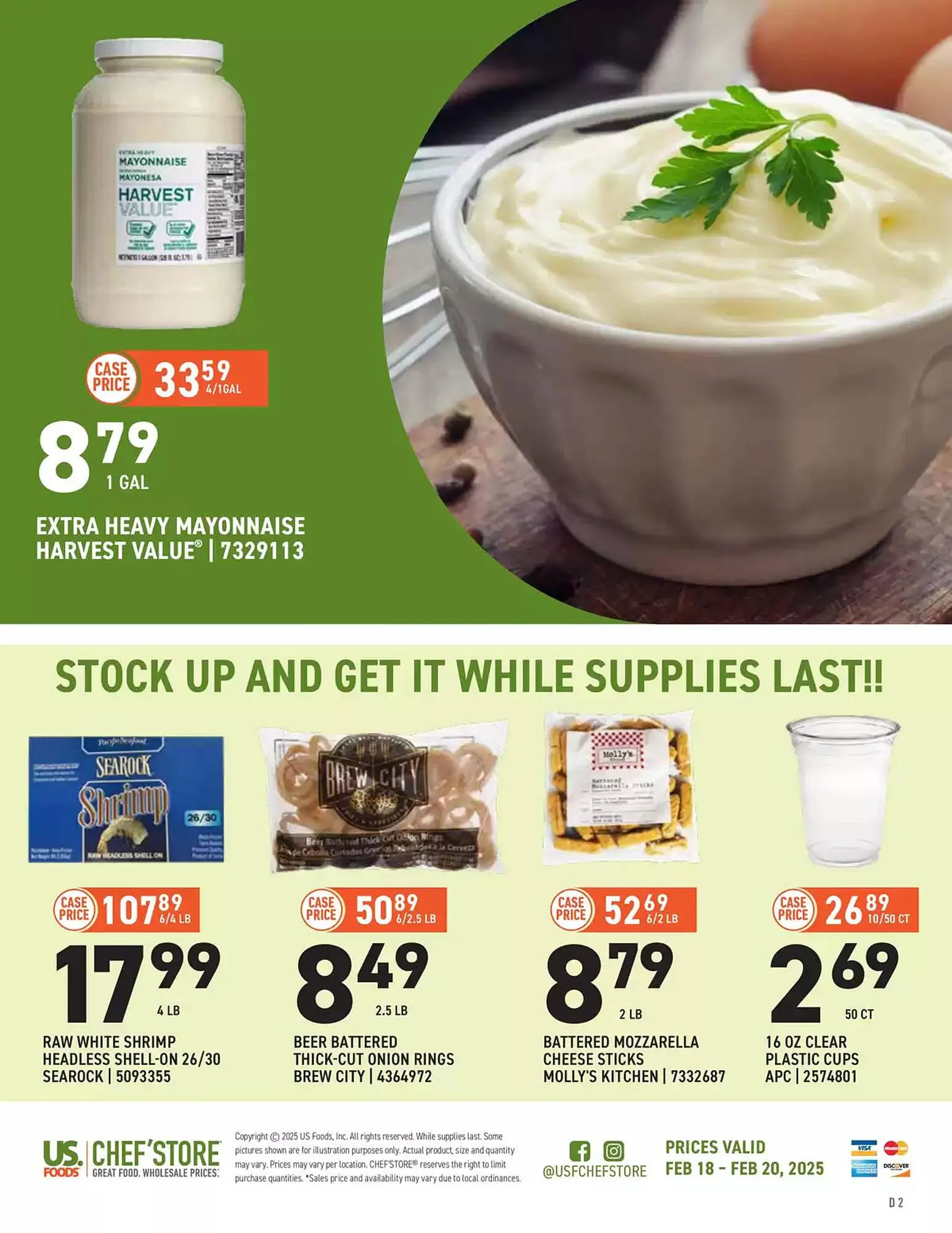 Weekly ad US Foods Chef's Store Weekly Ad from February 18 to February 20 2025 - Page 2