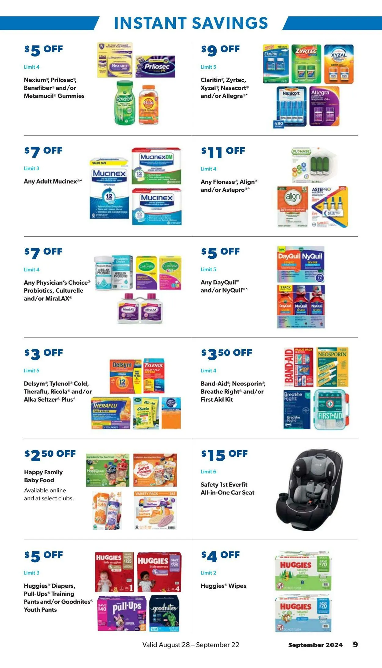 Weekly ad Sam's Club Current weekly ad from August 28 to September 22 2024 - Page 9
