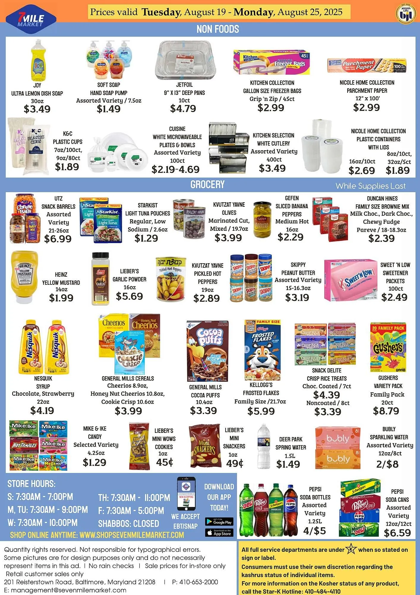 Weekly ad Seven Mile Market ad from August 19 to August 25 2025 - Page 2