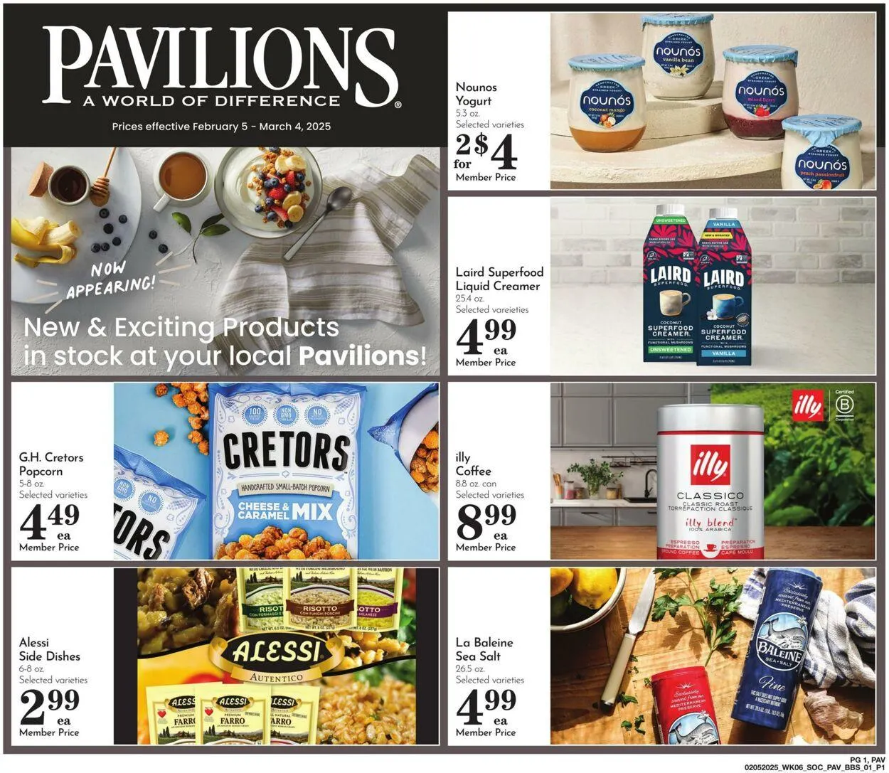 Weekly ad Pavilions from February 5 to March 4 2025 - Page 1