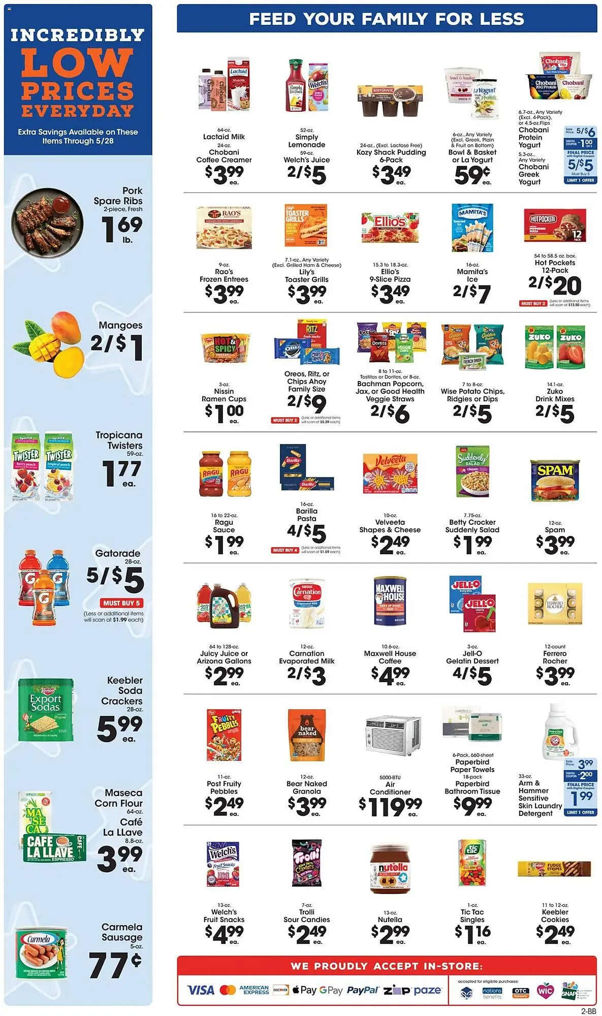 Weekly promotion Price Rite circular spanning from May 1 to May 7 2026 - Page 2 for Catalogue 365