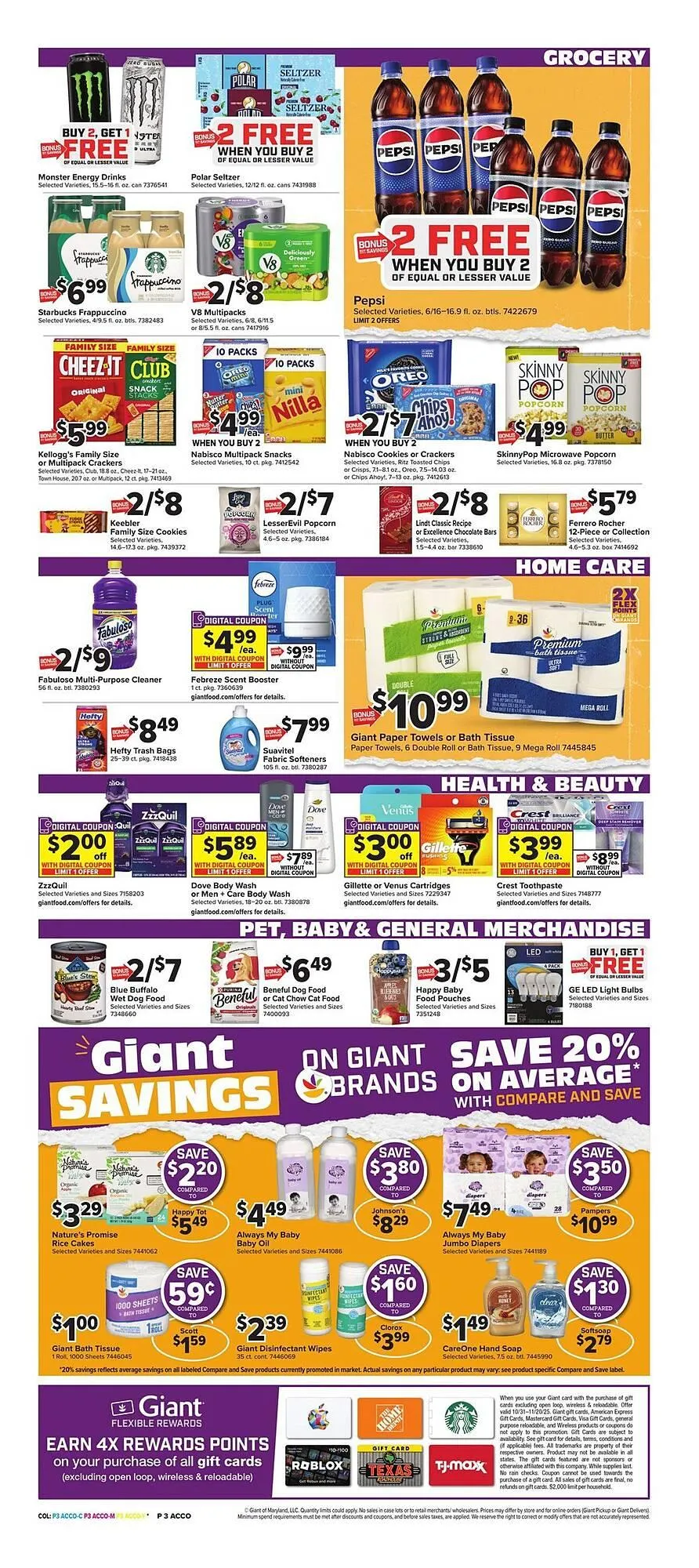 Weekly ad Giant Food weekly ad from October 31 to November 6 2025 - Page 7