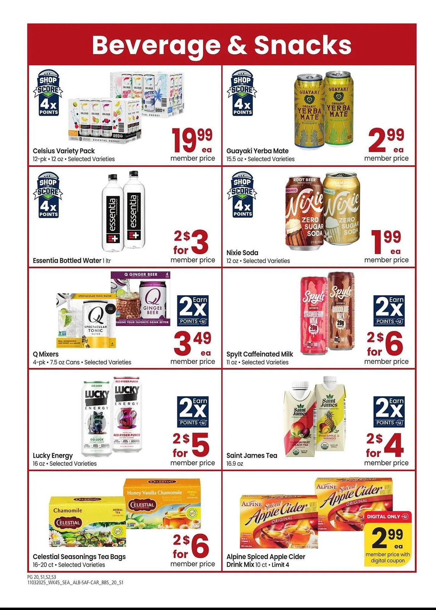 Weekly ad Albertsons weekly ad from November 3 to November 30 2025 - Page 20