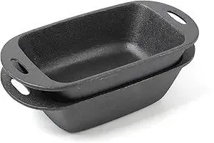 HAWOK Cast Iron Bread Maker Loaf Pan pack of 2