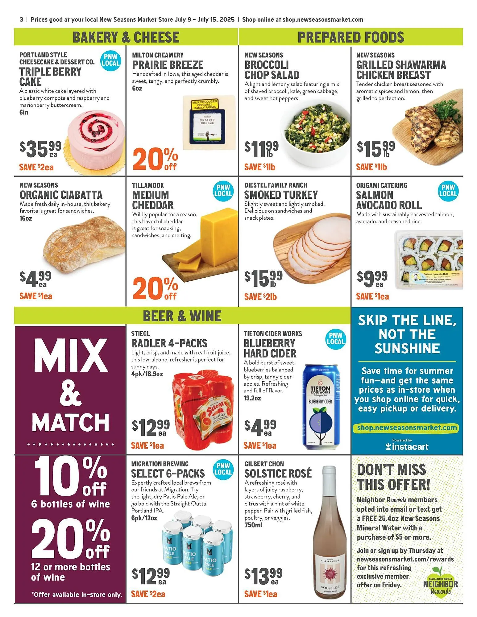 Weekly ad New Seasons Market ad from July 9 to July 15 2025 - Page 3