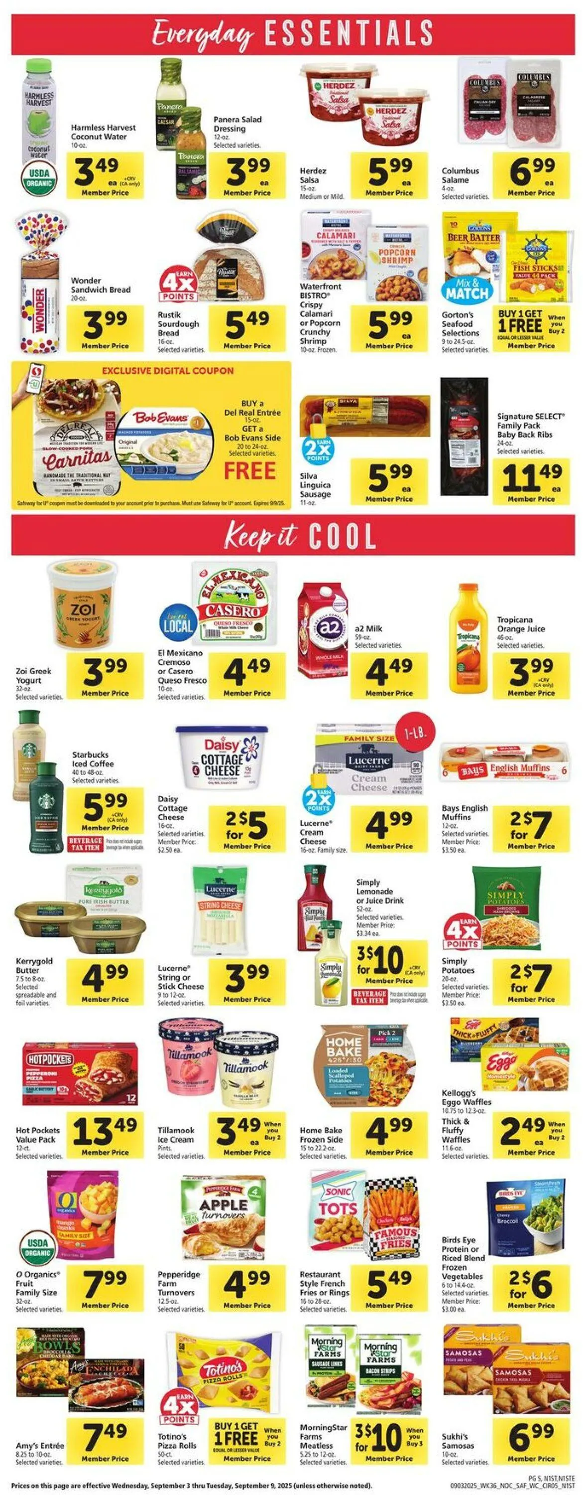Weekly ad Safeway Current weekly ad from September 3 to September 9 2025 - Page 5