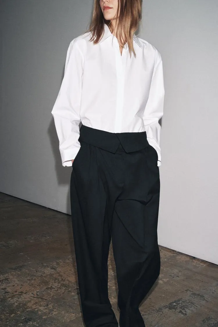 ZW COLLECTION POPLIN SHIRT