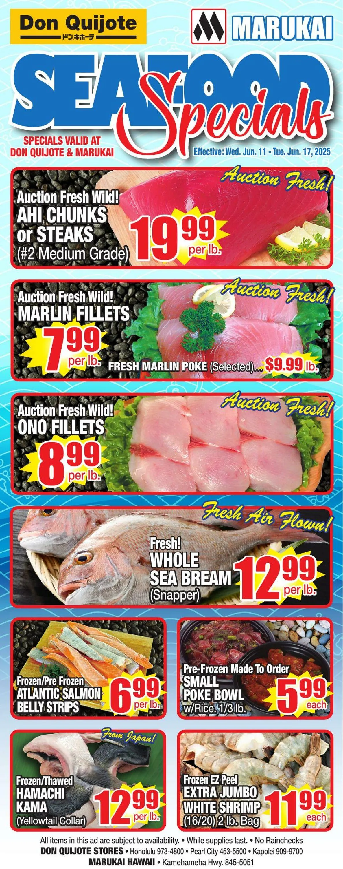 Weekly ad Don Quijote Hawaii from June 11 to June 17 2025 - Page 1