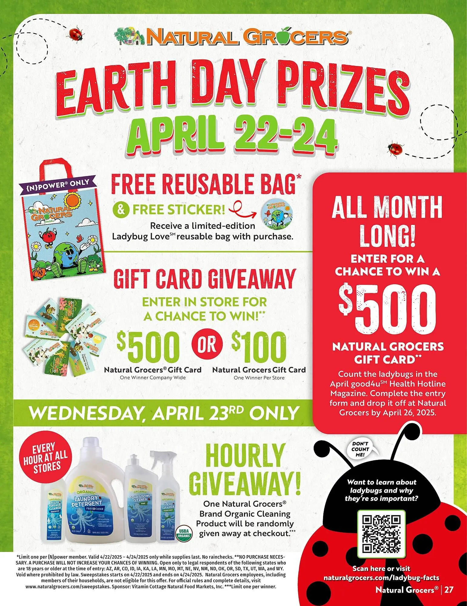 Weekly ad Natural Grocers ad from April 18 to April 26 2025 - Page 27