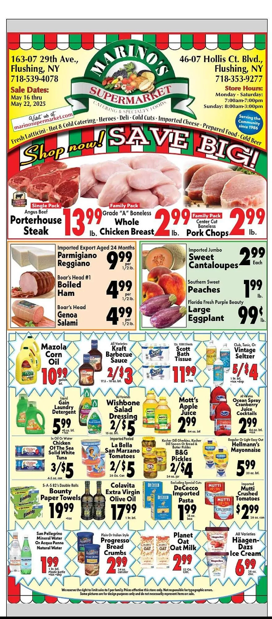 Marinos Supermarket Weekly Ad - 1