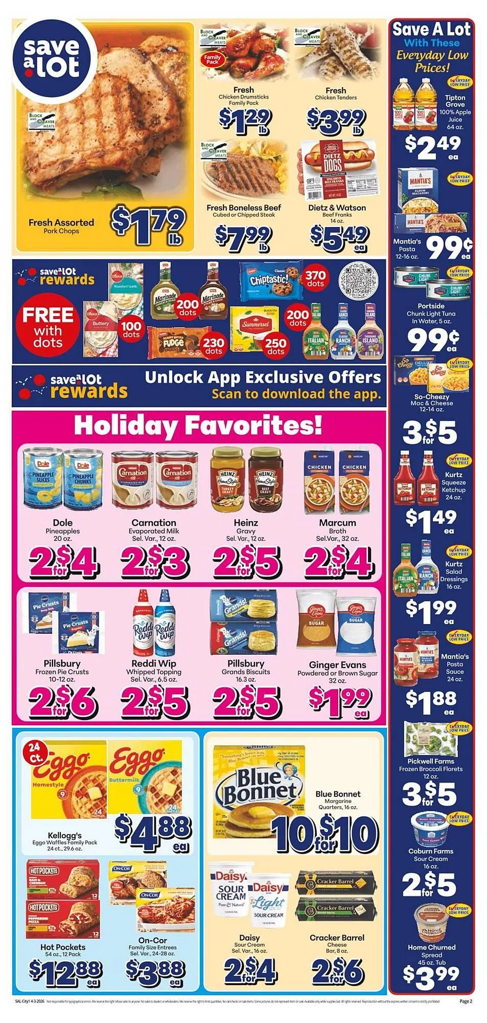 Weekly ad Save a Lot weekly ad from April 3 to April 16 2026 - Page 2