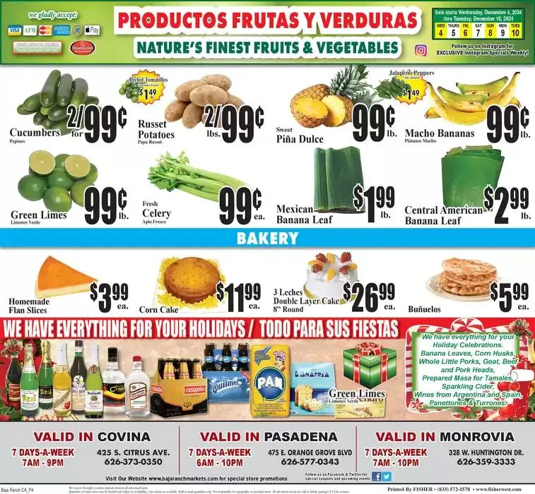 Weekly ad Baja Ranch weekly ad from December 4 to December 10 2024 - Page 4
