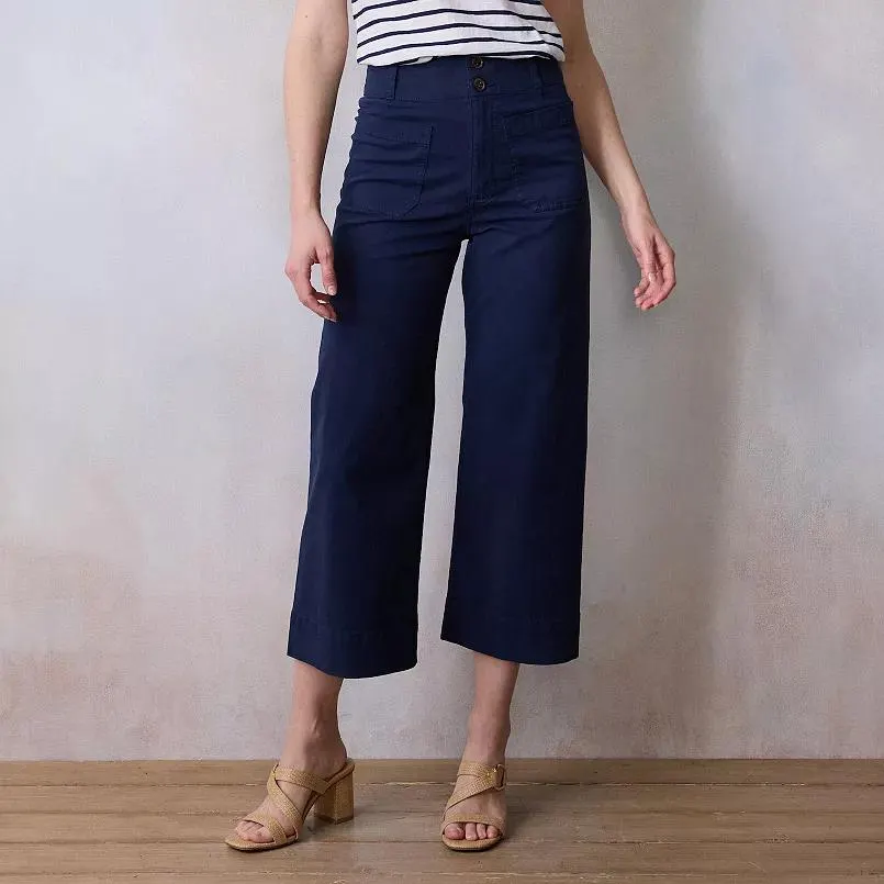 Women's LC Lauren Conrad Wildflower Wide Leg Pants