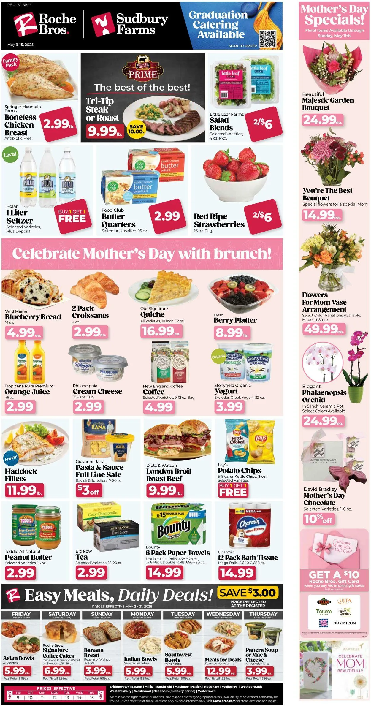 Weekly ad Roche Bros from May 9 to May 15 2025 - Page 1