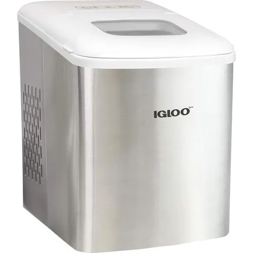 Igloo Steel Automatic Self-Cleaning Portable Electric Ice Maker Machine Open Box