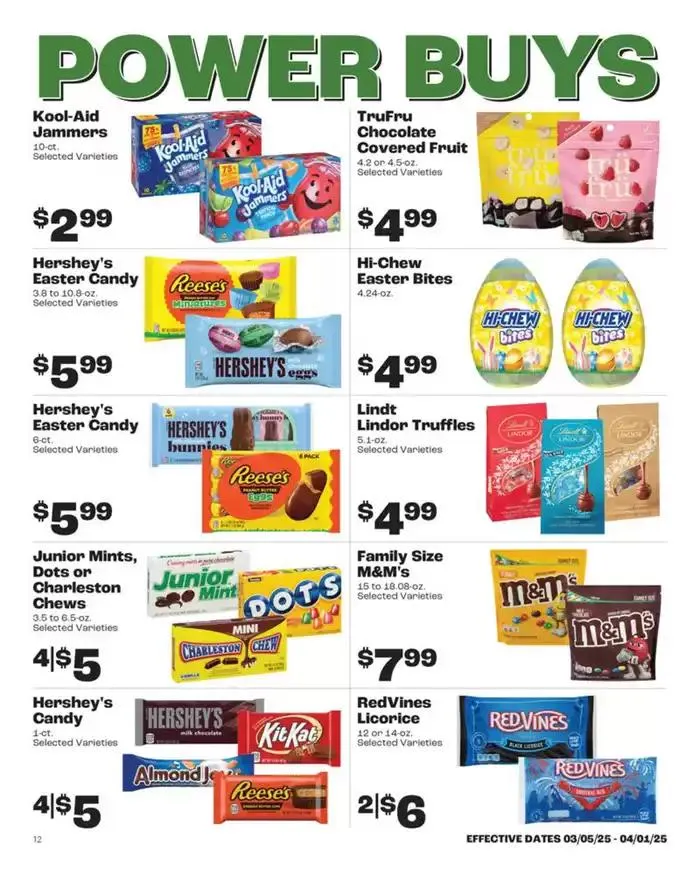 Weekly ad Rosauers Monthly Power Buys from March 5 to April 1 2025 - Page 12